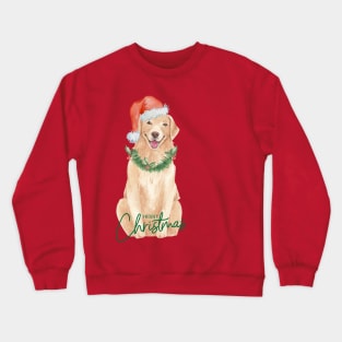 Christmas Golden Retriever Crewneck Sweatshirt